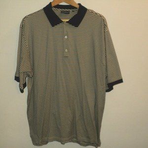Bobby Jones Players Golf Shirt Men's XL Stripes